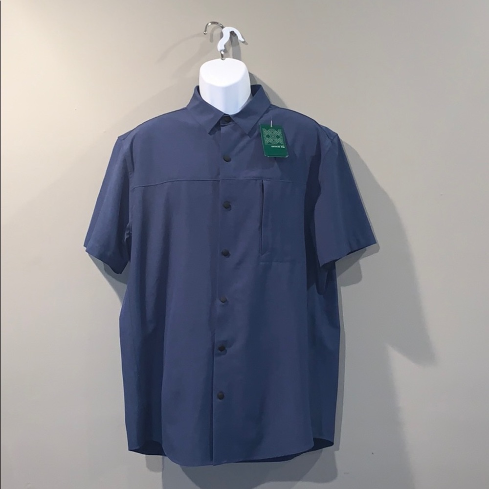 NWT Slim 01.Algo Modern Hike Short Sleeve Navy- XL